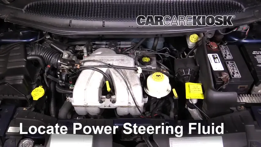 2001 Dodge Caravan SE 2.4L 4 Cyl. Power Steering Fluid Add Fluid